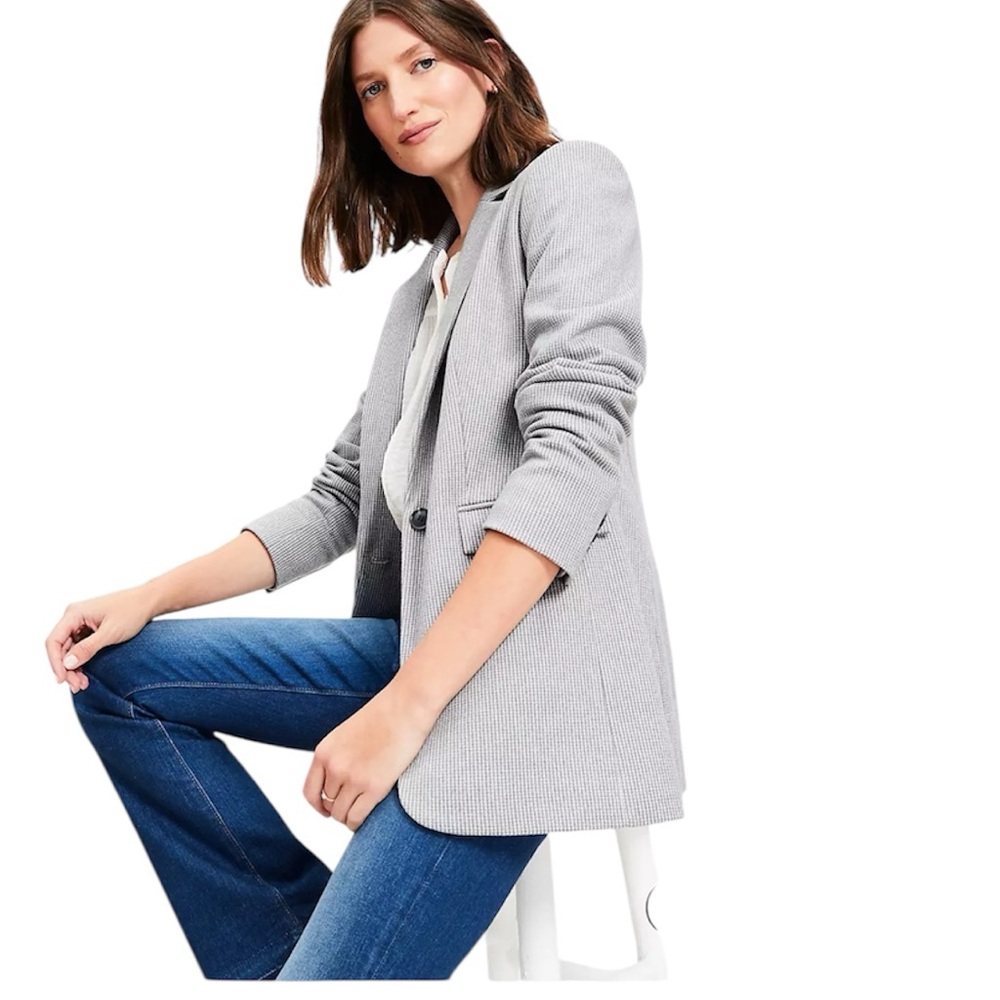 LOFT Light Gray Women's Blazer